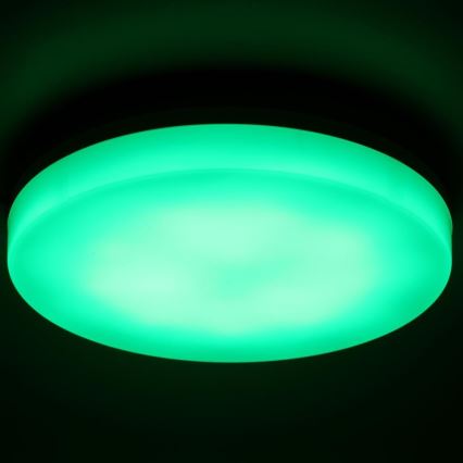 LED RGBW dimmbare Badezimmer-Deckenleuchte LED/20W/230V Wi-Fi IP44 weiß