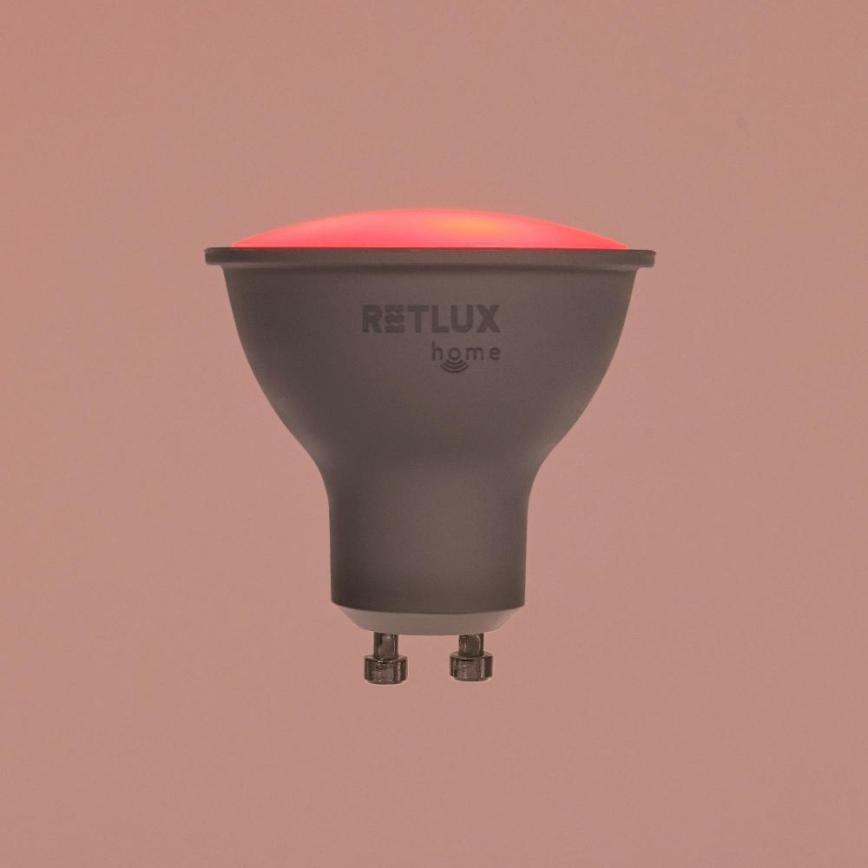 LED RGBW Dimmable Lampe MR16 GU10/4,5W/230V 2700-6500K Wi-Fi Tuya