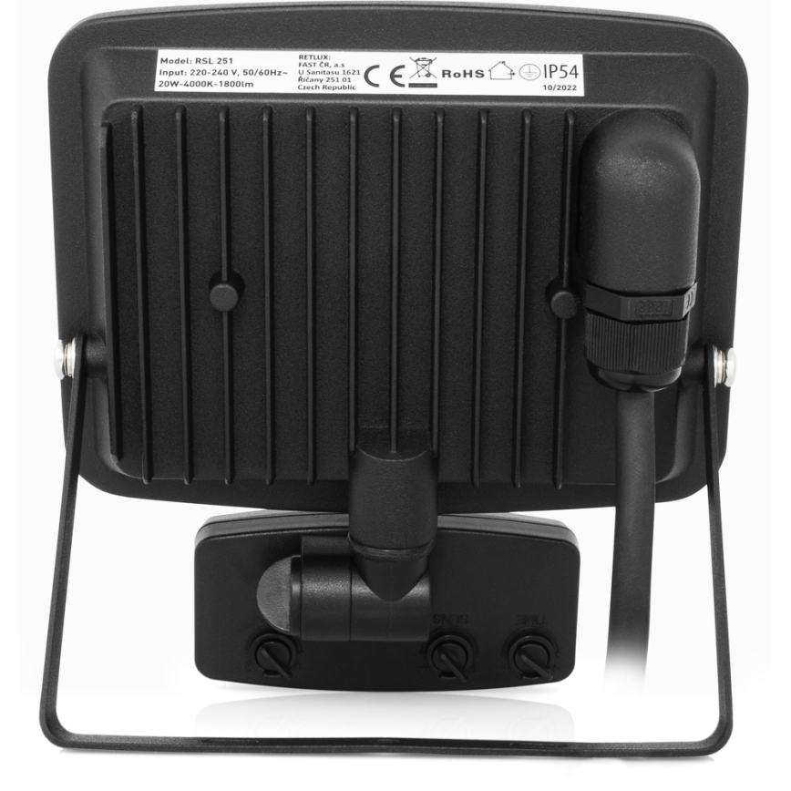 LED-Strahler mit Sensor LED/20W/230V 4000K IP65