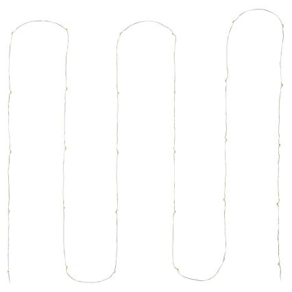 LED Weihnachts-Lichterkette 30xLED/3xAA 3,3m warmweiß