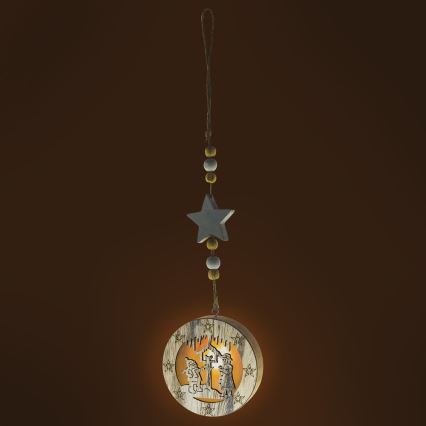 LED-Weihnachtsdekoration 1xLED/2xCR2032 warmweiß