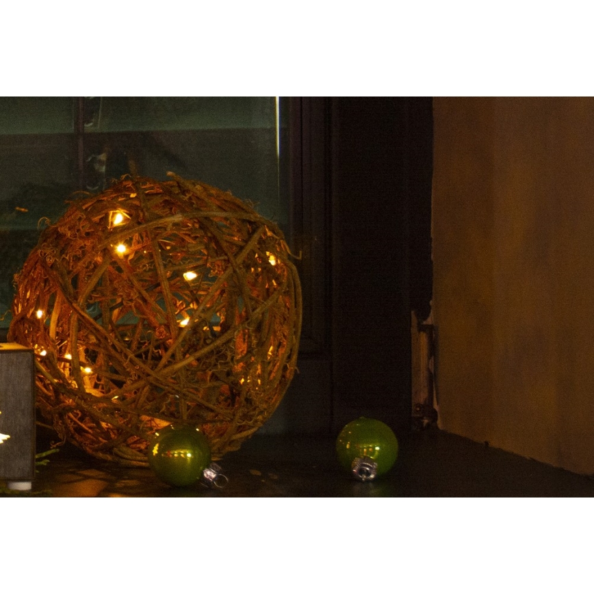 LED-Weihnachtsdekoration 20xLED/3xAA warmweiß