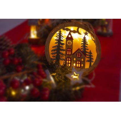 LED-Weihnachtsdekoration 5xLED/2xAAA warmweiß