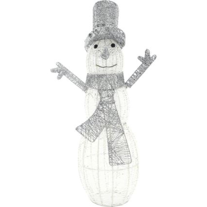 LED-Weihnachtsdekoration für den Außenbereich LED/3,6W/230V/kaltweiß 75 cm IP44 Schneemann