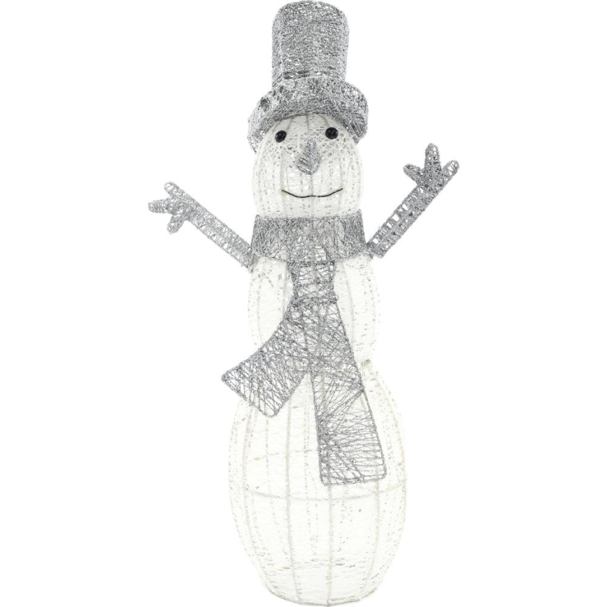 LED-Weihnachtsdekoration für den Außenbereich LED/3,6W/230V/kaltweiß 75 cm IP44 Schneemann