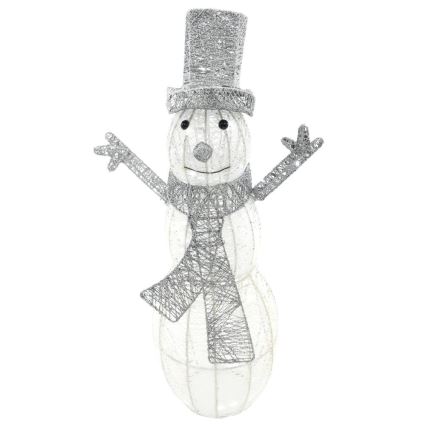 LED-Weihnachtsdekoration für den Außenbereich LED/3,6W/230V/kaltweiß 75 cm IP44 Schneemann