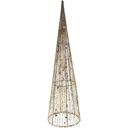 LED Weihnachtsdekoration LED/2xAA 50 cm Kegel