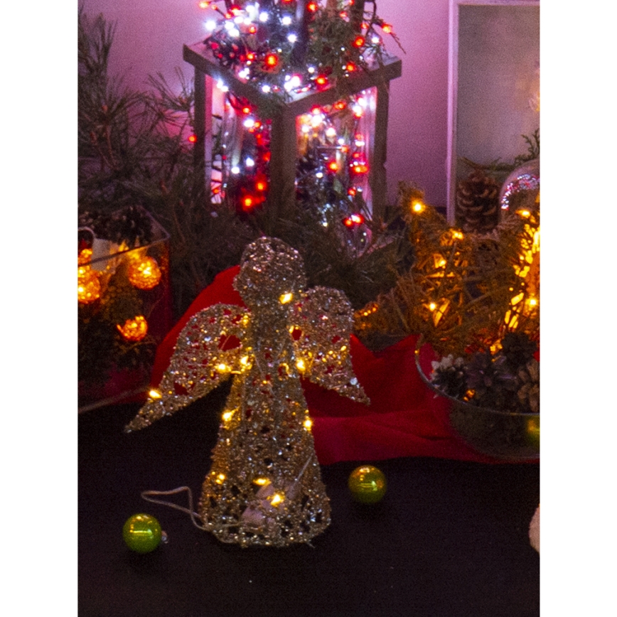 LED Weihnachtsdekoration LED/2xAA Engel