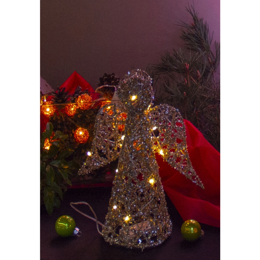 LED Weihnachtsdekoration LED/2xAA Engel
