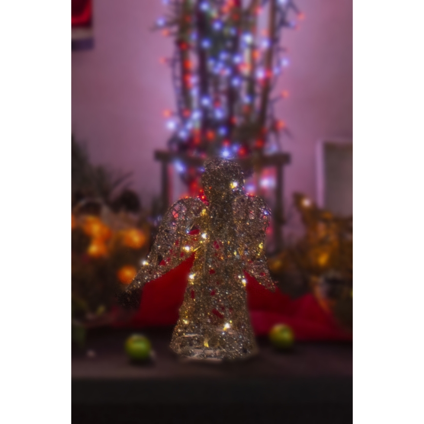 LED Weihnachtsdekoration LED/2xAA Engel