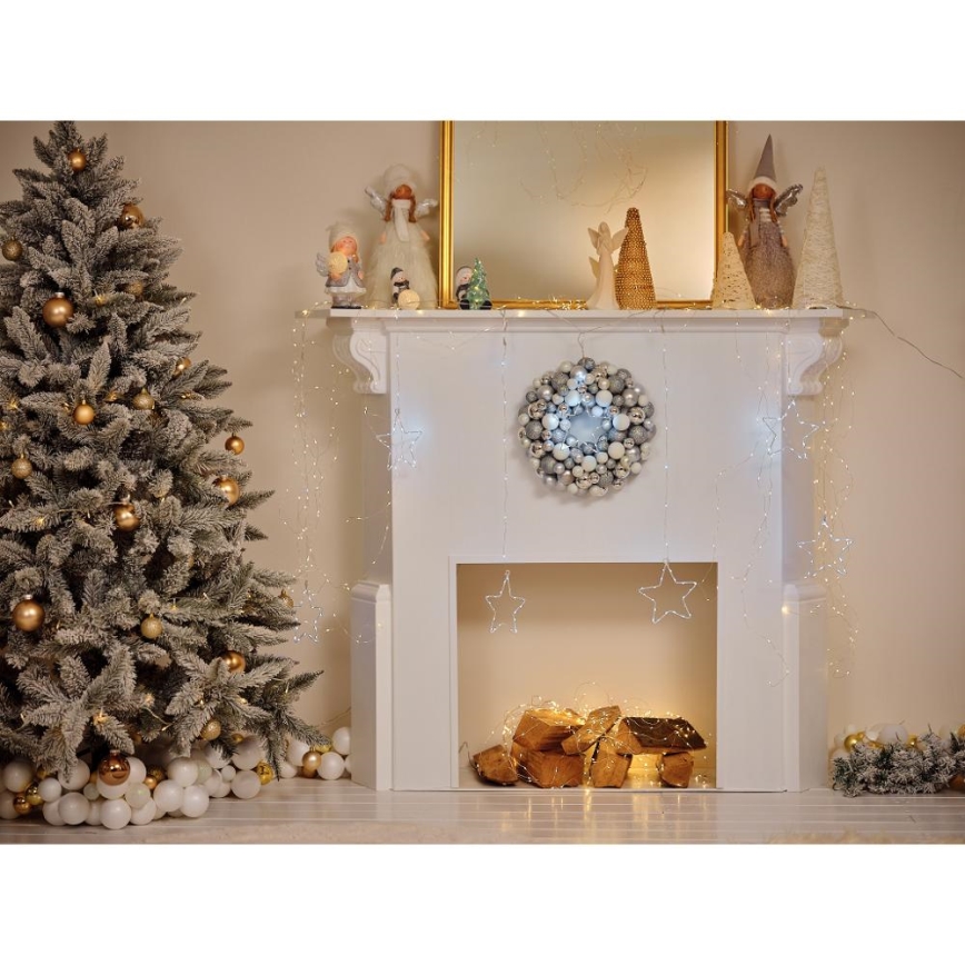 LED-Weihnachtsdekoration LED/2xLR44/warmweiβ Engel