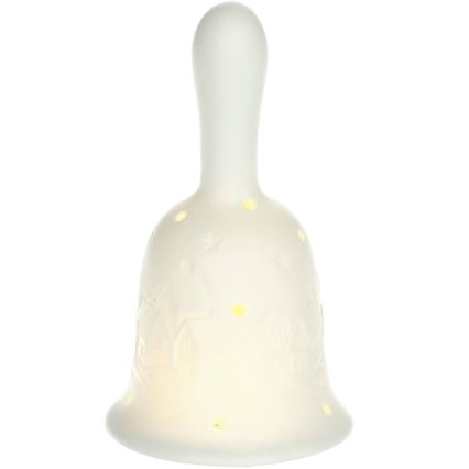 LED-Weihnachtsdekoration LED/2xLR44/warmweiβ Glocke