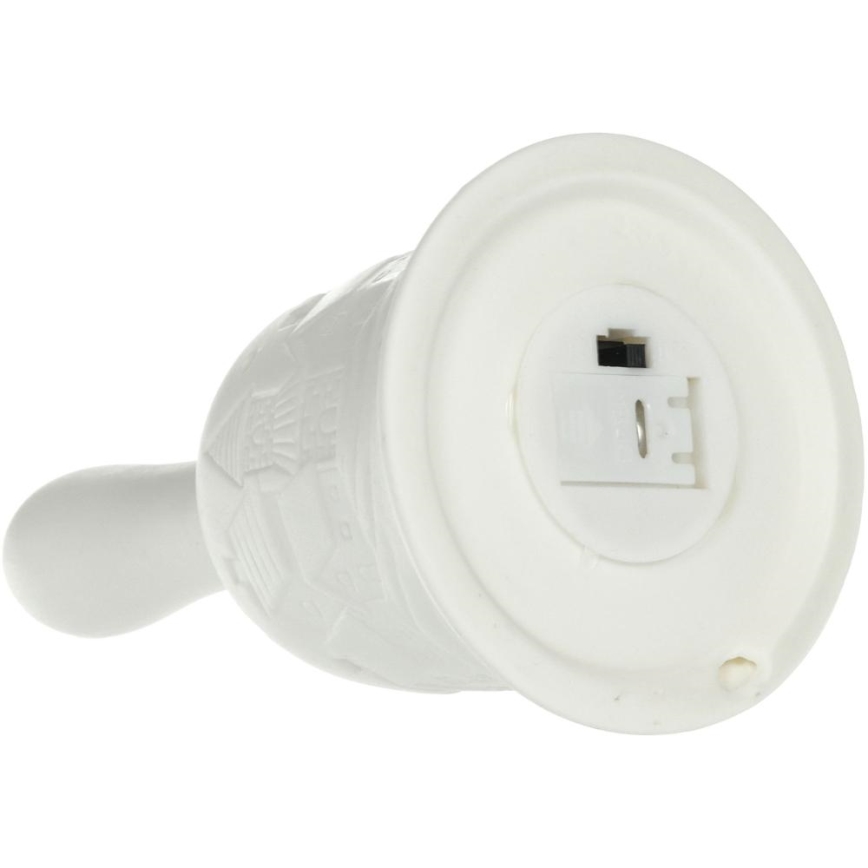 LED-Weihnachtsdekoration LED/2xLR44/warmweiβ Glocke