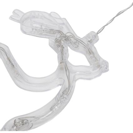 LED Weihnachtsdekoration LED/3xAAA/warmweiß Rentier