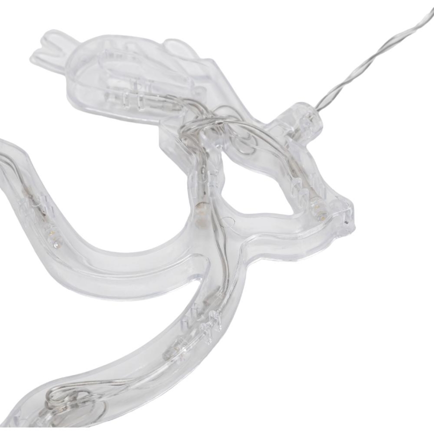 LED Weihnachtsdekoration LED/3xAAA/warmweiß Rentier