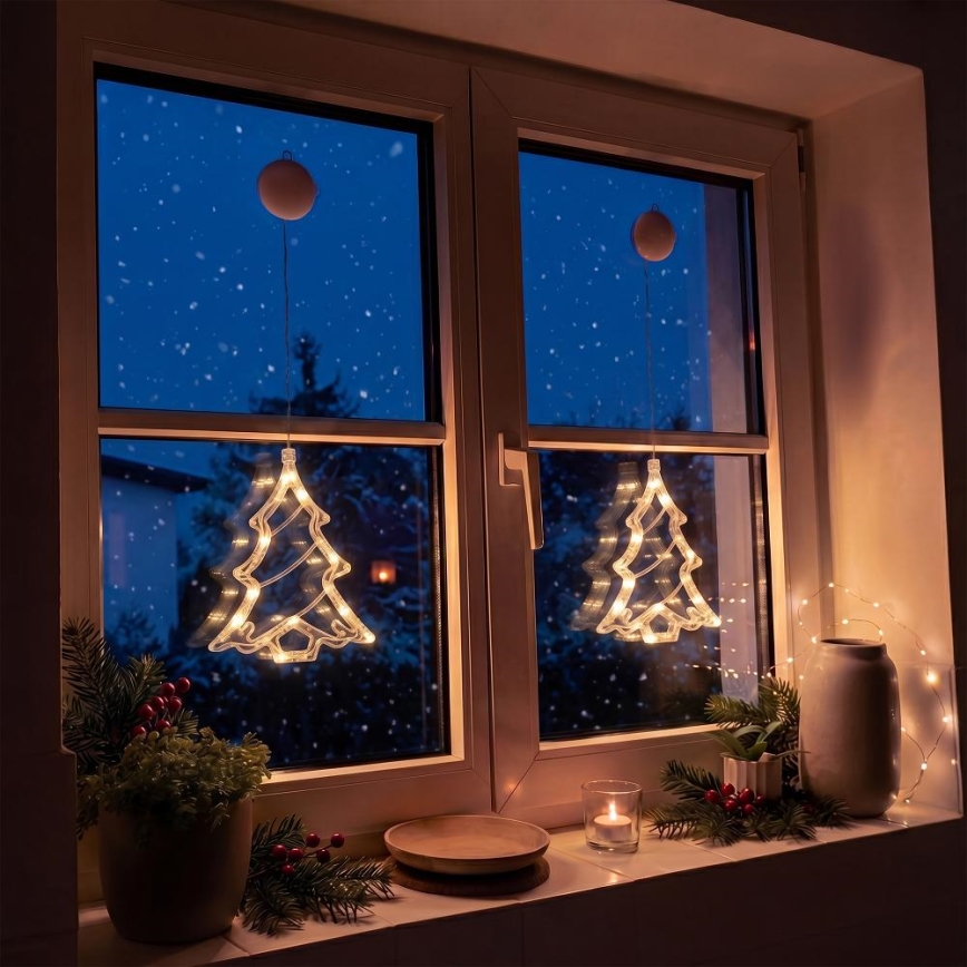 LED Weihnachtsdekoration LED/3xAAA/warmweiß Weihnachtsbaum