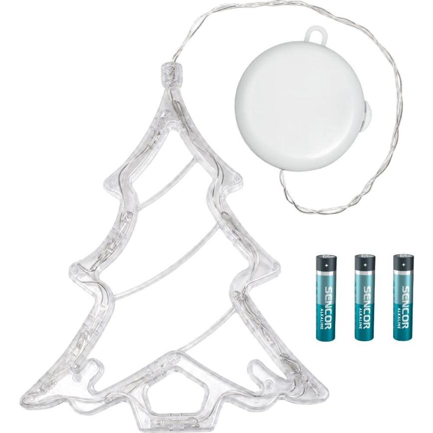 LED Weihnachtsdekoration LED/3xAAA/warmweiß Weihnachtsbaum