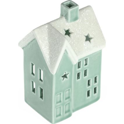 Porzellan-Kerzenhaus 11,1 cm Minze
