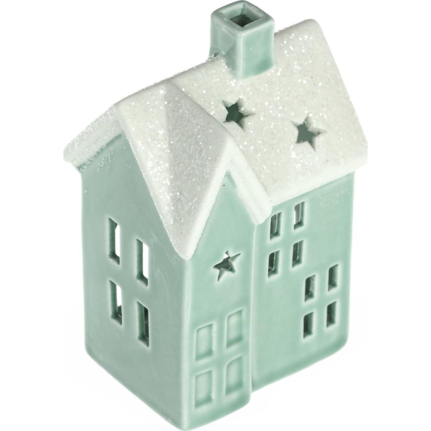 Porzellan-Kerzenhaus 11,1 cm Minze