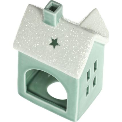Porzellan-Kerzenhaus 11,1 cm Minze