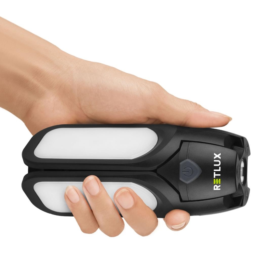 Wiederaufladbare LED-Camping-Laterne mit Solarpanel LED/3W/1600 mAh IPX4