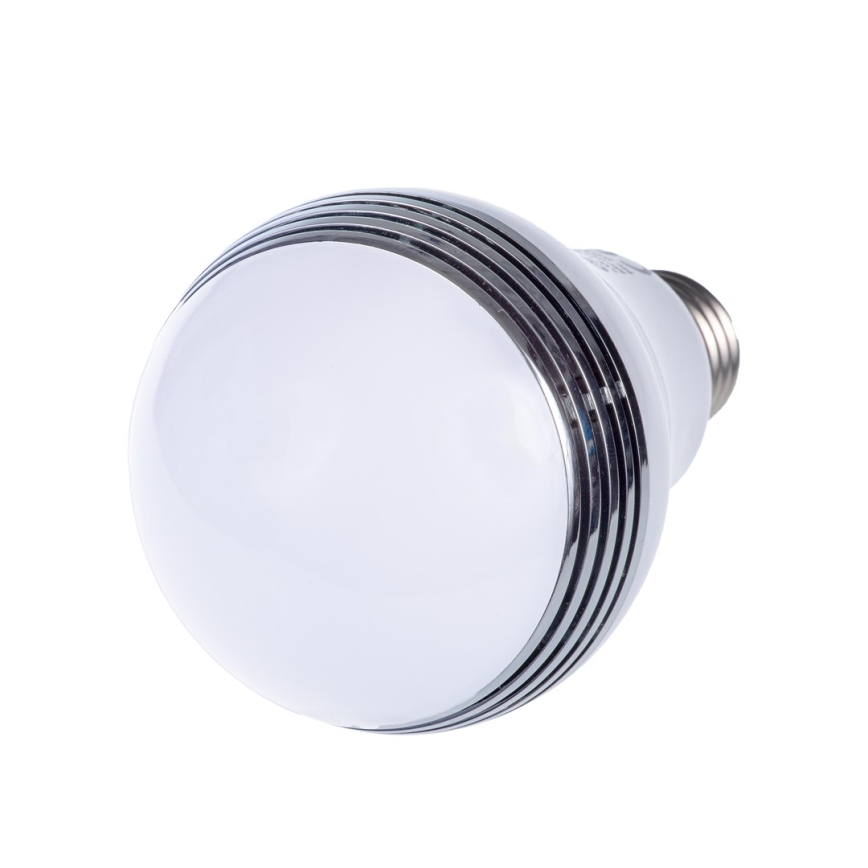 RGB BLUETOOTH LED Glühbirne mit Lautsprecher E27/8W/230V 2700K