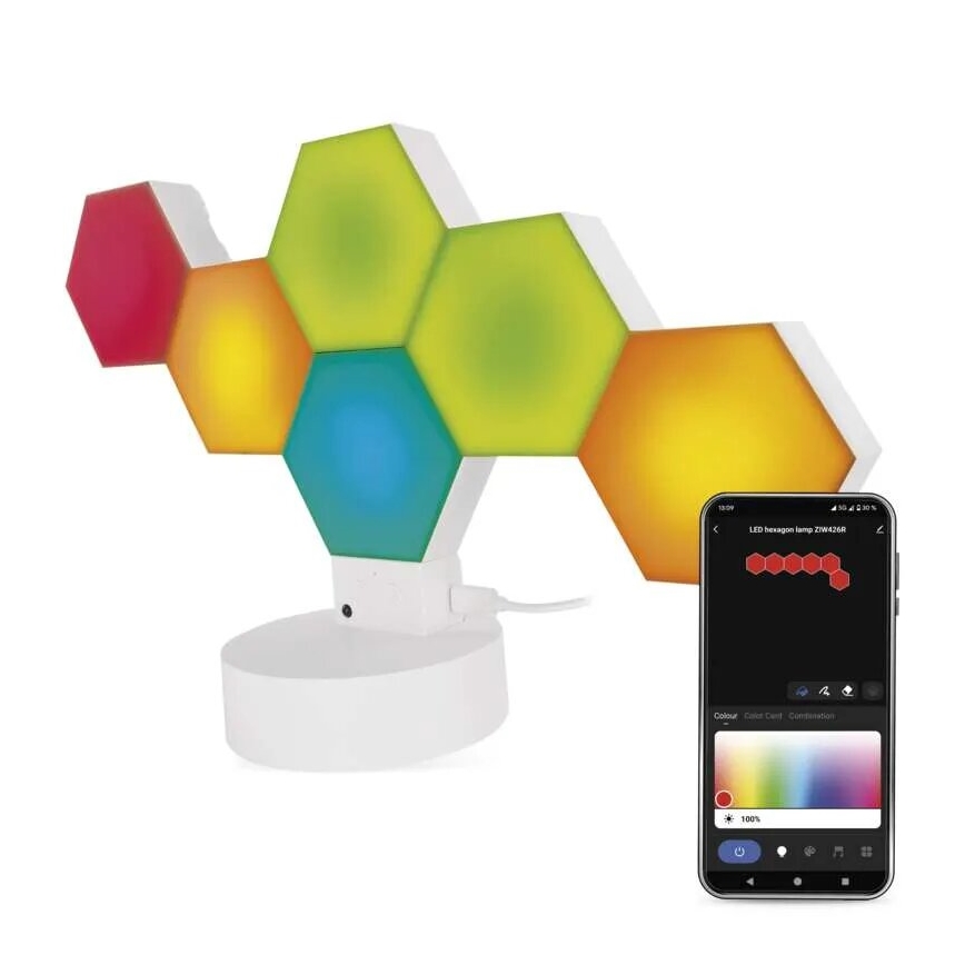 RGBIC Dimmbare Tischleuchte GoSmart LED/5,5W/230V Wi-Fi Tuya