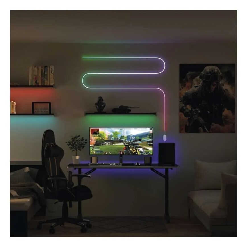 RGBIC Dimmbarer LED-Streifen GoSmart LED/24W/230V 3 m Wi-Fi Tuya