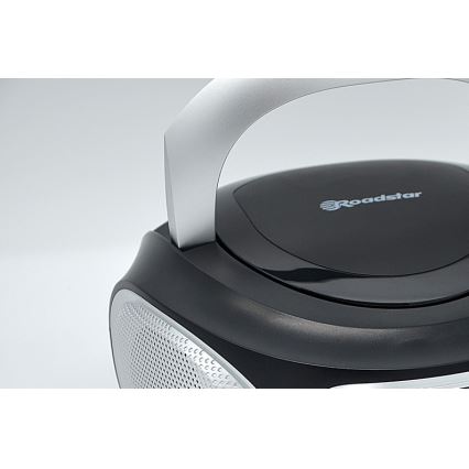 Roadstar CDR-365U/SL - Radio mit FM/PLL und USB 32W/230V/4xLR14 schwarz/silber