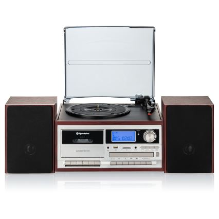 Roadstar HIF-8892 EBT - Hi-Fi-System mit Plattenspieler, CD-Player und Kassettendeck 64W/230V+Fernbedienung