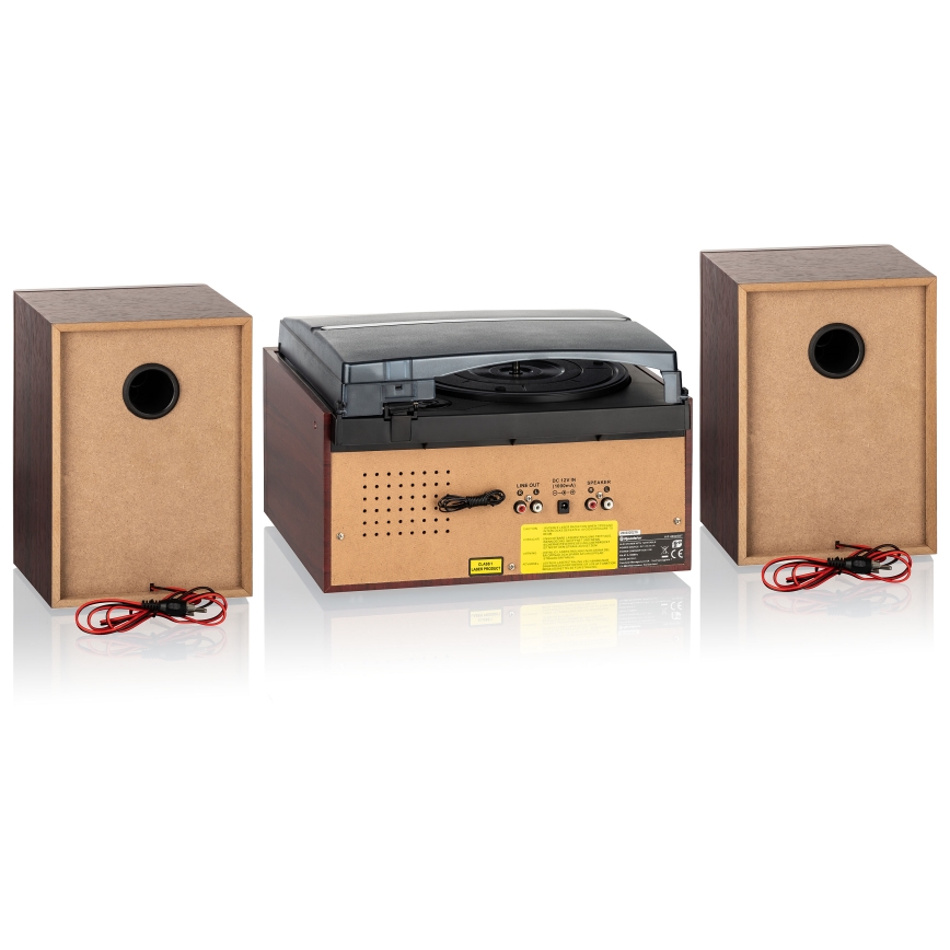 Roadstar HIF-8892 EBT - Hi-Fi-System mit Plattenspieler, CD-Player und Kassettendeck 64W/230V+Fernbedienung