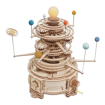 RoboTime - 3D Holzmechanisches Puzzle Planetarium