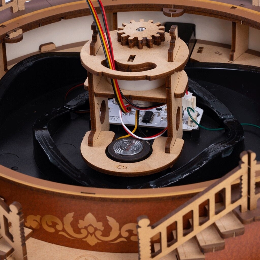 RoboTime - 3D Spieluhr-Puzzle Klassisch Karussell 5V