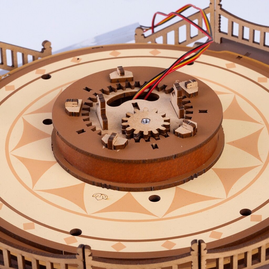 RoboTime - 3D Spieluhr-Puzzle Klassisch Karussell 5V