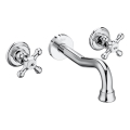 Roca A5A474BC00 - Waschtischarmatur zur Unterputzmontage CARMEN RETRO, glänzender Chrom