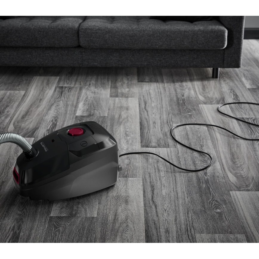 Rowenta - Beutel-Staubsauger GRÜN FORCE MAX ECO TOTAL CLASSIC 900W/230V schwarz
