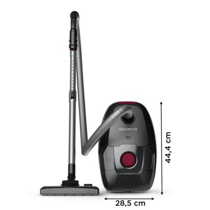Rowenta - Beutel-Staubsauger GRÜN FORCE MAX ECO TOTAL CLASSIC 900W/230V schwarz