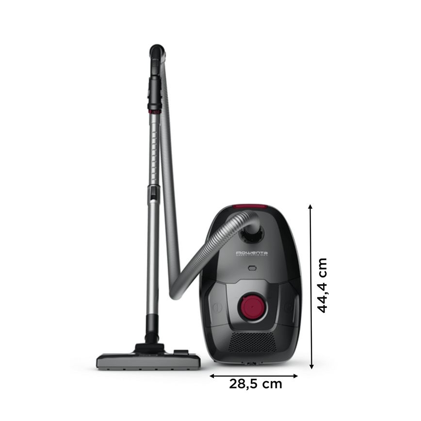 Rowenta - Beutel-Staubsauger GRÜN FORCE MAX ECO TOTAL CLASSIC 900W/230V schwarz