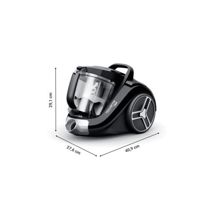 Rowenta - Beutelloser Staubsauger COMPACT POWER XXL 2,5l 900W/230V schwarz