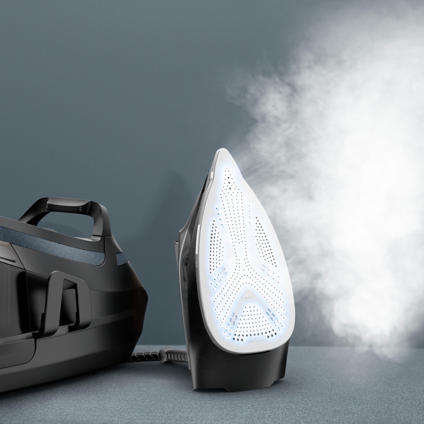 Rowenta - Dampfbügelstation ECO STEAM 2800 W/230 V schwarz