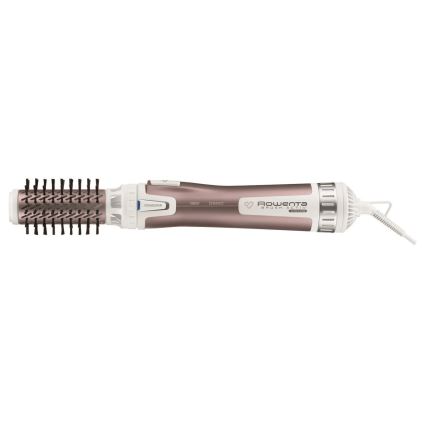 Rowenta - Drehbare Haarbürste PREMIUM CARE 1000W/230V rosa/weiß