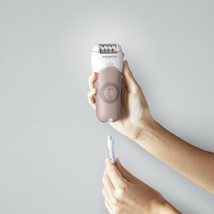 Rowenta - Epilierer WET&DRY 4,5W/5V 600 mAh beige/gold