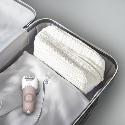 Rowenta - Epilierer WET&DRY 4,5W/5V 600 mAh beige/gold