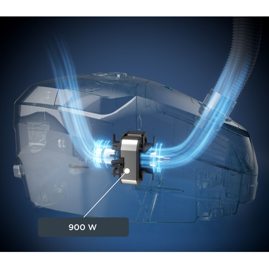 Rowenta - Beutelloser Staubsauger GREEN FORCE MAX ECO TOTAL CLASSIC 900W/230V schwarz