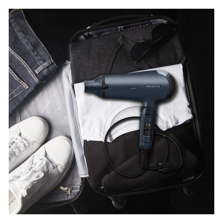 Rowenta - Haartrockner NOMAD SPECIALIST 2200W/230V blau