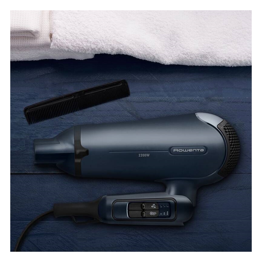 Rowenta - Haartrockner NOMAD SPECIALIST 2200W/230V blau