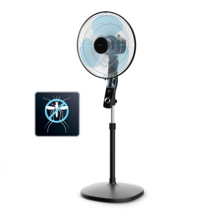 Rowenta - Standventilator mit integriertem Mückenabweiser ESSENTIAL+ 60W/230V 130 cm schwarz