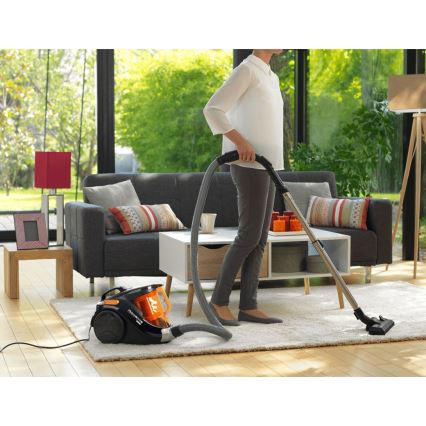 Rowenta - Staubsauger ohne Beutel COMPACT POWER 1,5l 750W/230V schwarz/orange