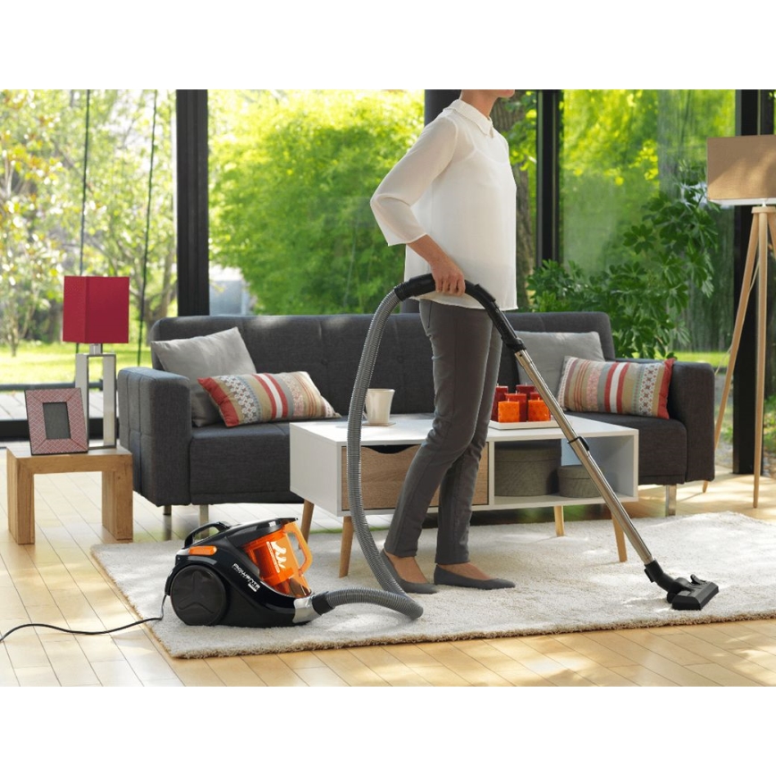 Rowenta - Staubsauger ohne Beutel COMPACT POWER 1,5l 750W/230V schwarz/orange