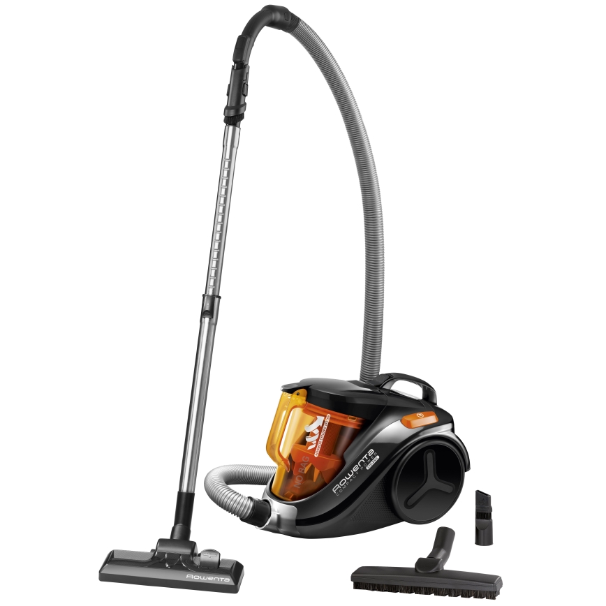 Rowenta - Staubsauger ohne Beutel COMPACT POWER 1,5l 750W/230V schwarz/orange